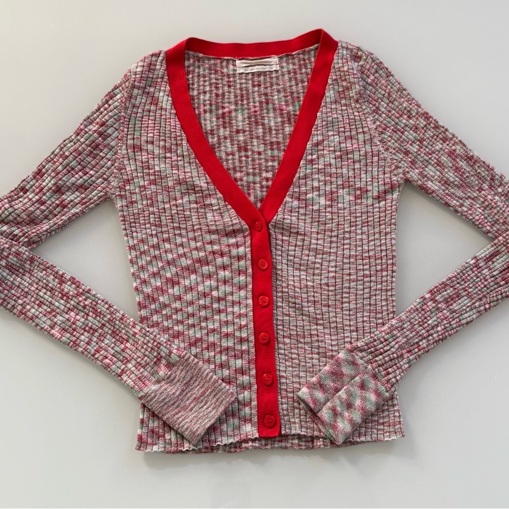 Urban Outfitters Button-Front Ribbed Cardigan – Size M
